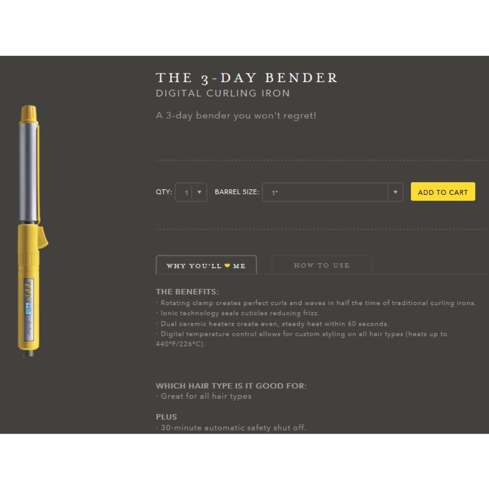 Drybar Curling Iron
